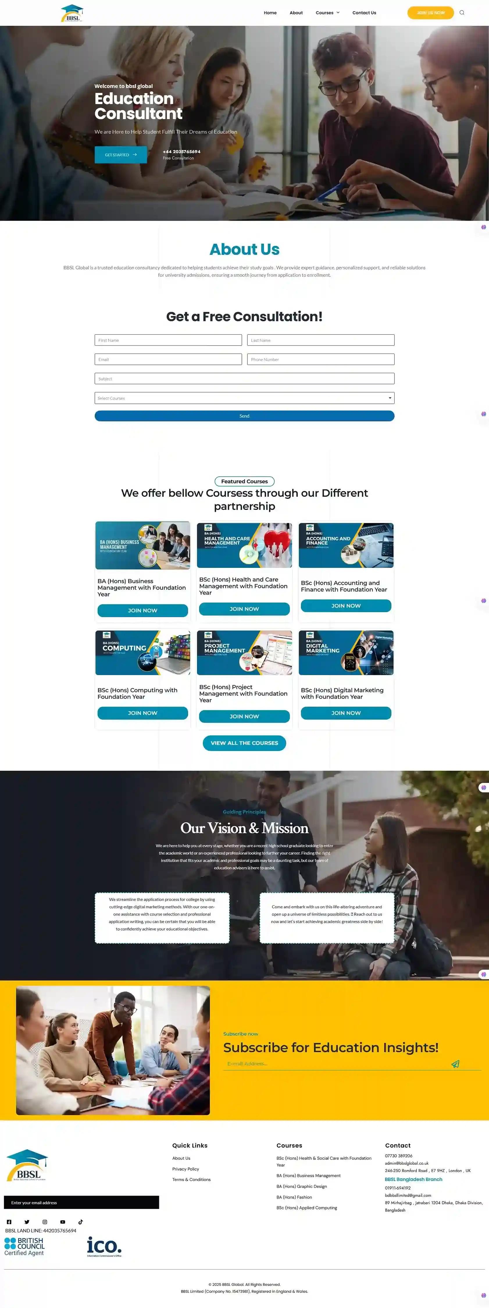 BBSL Global page 1