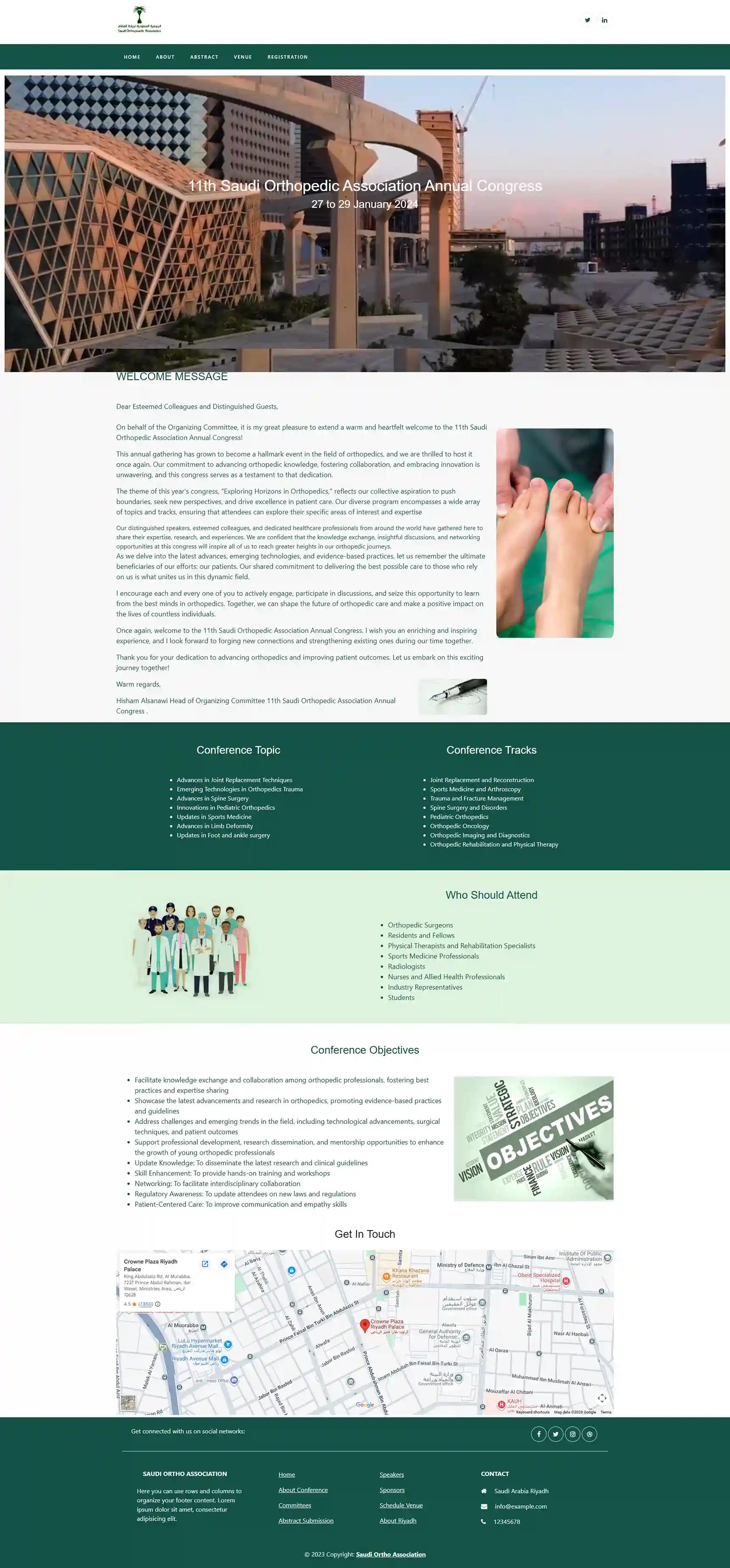 11th Saudi Orthopedic Congress page 1